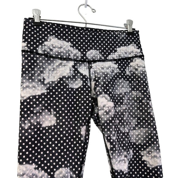 Lululemon Womens Wunder Under Crop Legging Dottie Dream Polka Dot Size 6 - Picture 4 of 7